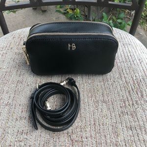 Henri Bendel Phone Wallet Crossbody in Black